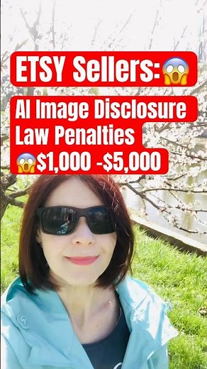 Etsy shops: Use 😱 New AI Law from June 9, 2026! Etsy shop for Beginners #shorts #etsy #usa