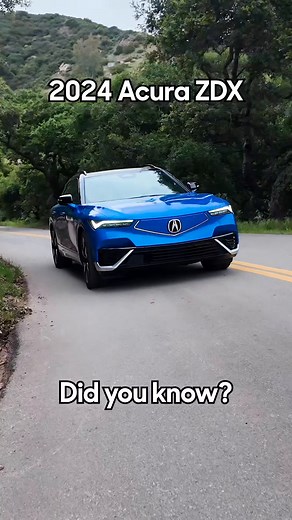 The 2024 Acura ZDX strikes a balance of performance and comfort, and shares some likeness with the Cadillac Lyriq. Read our full review ➡️ https://www.cars.com/articles/2024-acura-zdx-type-s-review-balancing-act-482294/ | Cars.com