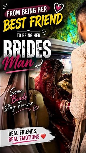 Best Friend’s Wedding Hit Different 💔 Bridesman Moment | Indian Wedding #professorshab