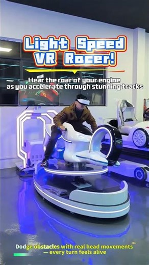 VR Light Speed Racer - Hear the roar of your engine as you accelerate through stunning tracks!#b2b