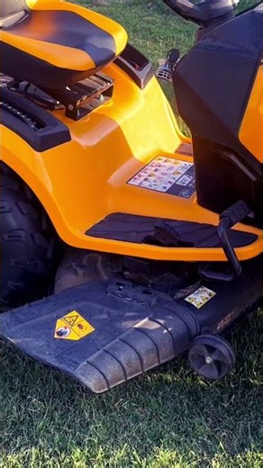 Tire upgrade to my Cub cadet. #cubcadet #tires #lawnmower #allterrain