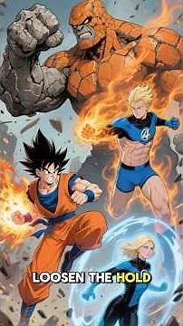 What If Goku Fought The Fantastic Four? 💥 Marvel's First Family vs Saiyan God! 4️⃣#Goku #Fantastic4