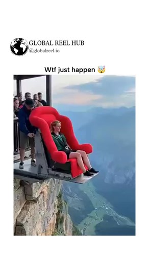 GLOBAL REEL HUB™ on Instagram: "Dm for Credit / Removal The post shares a viral "Cliff Airbag" stunt video from late December 2025, showing participants leaping from a Swiss Alps-style cliff onto a massive blue inflatable cushion that catapults them skyward, evoking the emojis' mix of shock, boredom from buildup, and tearful relief. Posted by Rwandan animal scientist Gilbert Niyonkuru, it deviates from his farm-focused bio but taps into universal thrill-seeking, amassing over 668,000 views and 3