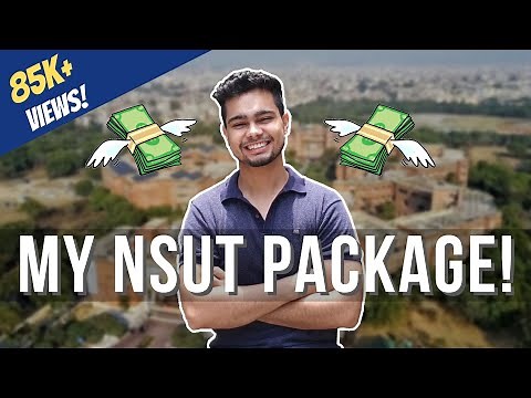 My NSUT Package 🔥💯 | CTC , Process and Much More | Nishant Chahar | NSIT | NSUT | Placements
