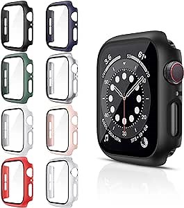 ZEBRE Screen Protector Case Compatible with Apple Watch