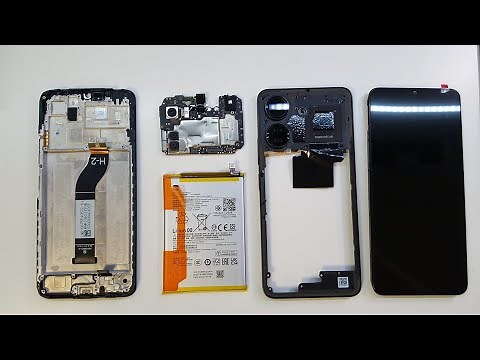 Xiaomi Redmi 13C disassembly LCD replacement