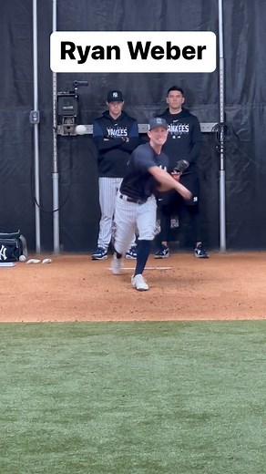 🔥 Ryan Weber Bullpen 🔥 . . . . #Yankees #MLB | YES Network