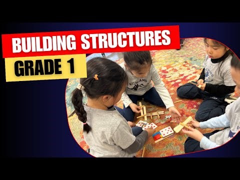 Grade 1 students take on the ultimate building structure challenge!