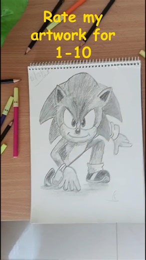 “You Won’t Believe This Sonic Drawing 😳⚡”