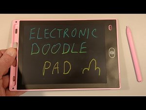 Inside an electronic doodle pad with mystery liquid