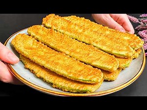Zucchini with eggs tastes better than meat! A simple and delicious dinner recipe!