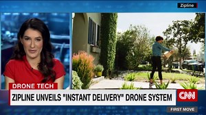 Zipline unveils \"instant delivery\" drone system