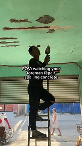 6.6K views · 16 reactions | Spalling Concrete Repair #construction #architecture #engineering | 100Architecture | Facebook