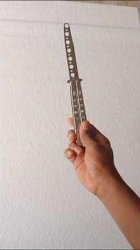 first time butterfly knife practice video #balisong # butterfly knife trick #butterflyknife