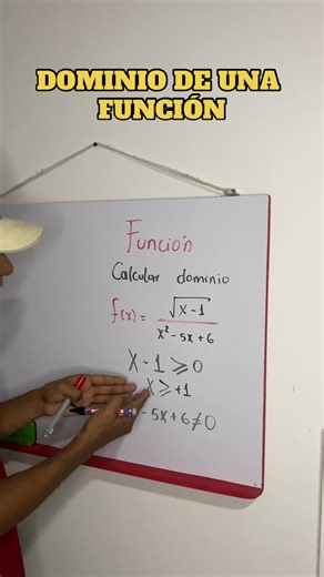 DOMINIO de una FUNCIÓN 👨🏽‍🏫📚✅ #parati #maths #matematicas #viral #shorts #foryou #reels #acertijo #fyp #domini #calculo
