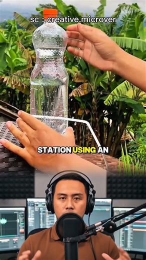 DIY Hand-Washing Station from a Plastic Bottle! 💧♻️ #diycrafts #lifehacks #usa