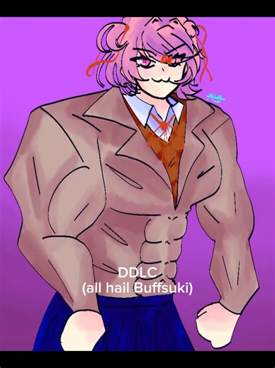 We love Buffsuki 😂 #ddlc #bendyandtheinkmachine #undertale