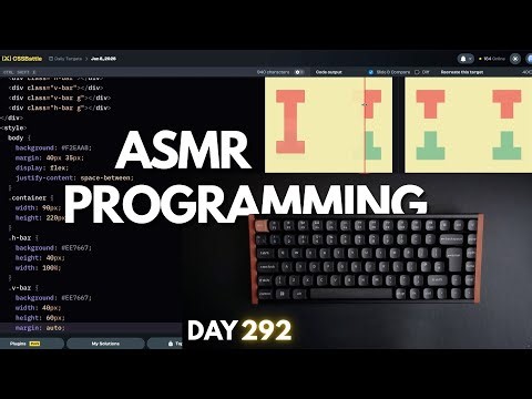 Keyboard ASMR CSS Battle 8th January