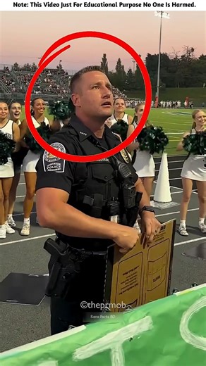 Officer Shocked Everyone At The Football Game 😳