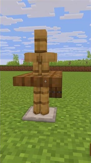 Minecraft Picnic Table in 30 Seconds #minecraft #shorts #builds