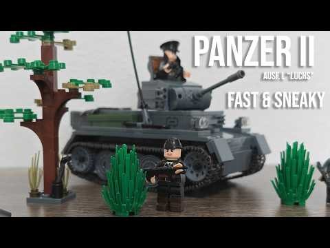 Panzer II L “Luchs” – Germany’s Fastest WW2 Scout Tank Rebuilt in Bricks
