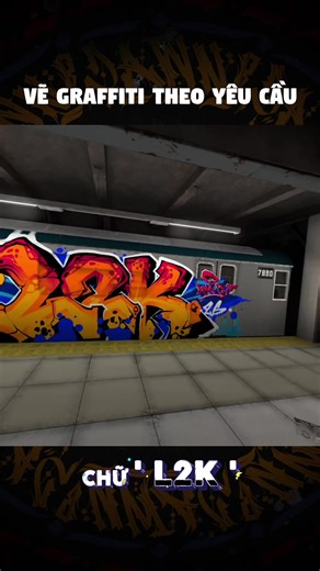 Vẽ Graffiti Chữ “LCK” Của Low G Nổi Bật
