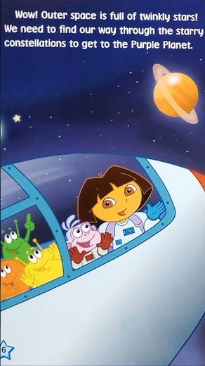 Dora The Explorer, Dora And Boots In Outer Space🚀🪐 #doratheexplorer #shorts #kidsbooksreadaloud