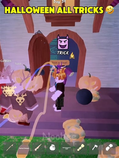 Halloween All Tricks 👻 #99nightintheforest #roblox | Koopekool FB Gamer