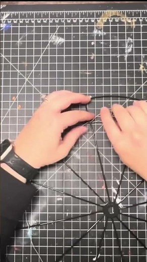 Making a 14” double wire wreath form using a Dollar Tree wagon wheel wreath frame #wreath #form #diy