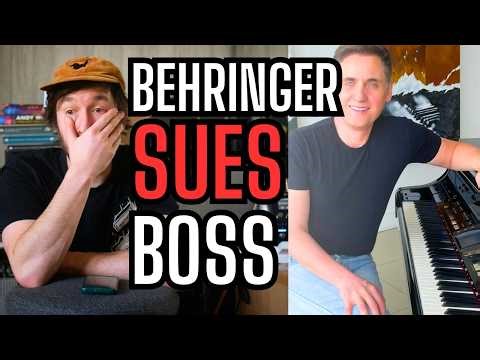 Behringer Just SUED Boss - You Couldn't Make This Up