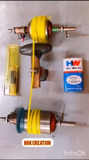 Amazing DC Motor Generator DIY ⚡ | Simple Electricity Trick 🔥 #shorts