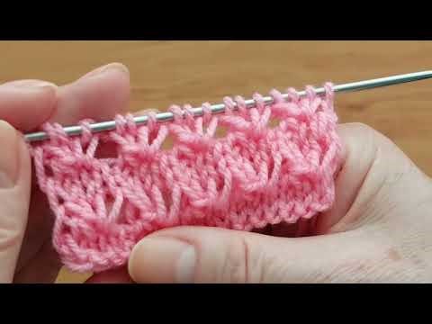 Very simple and interesting! Openwork knitting pattern for a blouse and tunic.