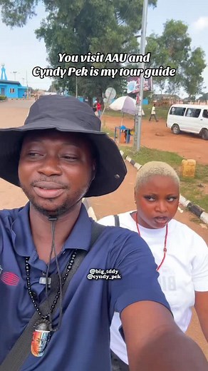 This is the worst tour guide i have ever had😂😂 but was fun though😛😛 @cyndy_pek #teddytheexplorer #aau #tourguide #ekpoma #studentlife | Aghahowa Theodore Osato