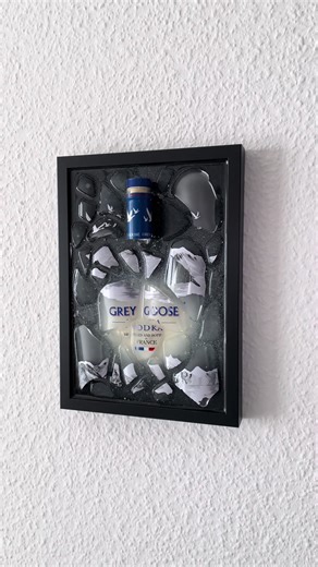 Creative Resin Art with Grey Goose Bottles