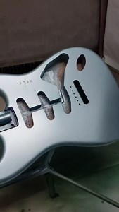 26K views · 21 shares | Start your Sunday with Jay Nelson and watch as he sprays a basic Firemist Silver finish on a Custom Shop Stratocaster   | Fender | Facebook