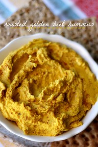 Roasted Golden Beet Hummus