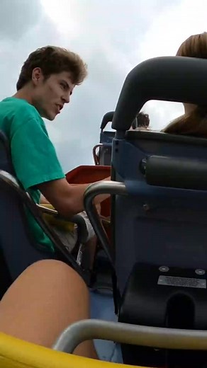 HILARIUS roller coaster reaction #cedarpoint #rollercoaster #reaction #fypシ #fyp | Luke Parker