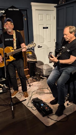 Dave Herlihy and Charlie Berman at Sanctuary - Cultural Arts Center in #Maynard tonight... | Bob Cargill