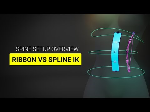 Spine setup in Autodesk Maya: Ribbon vs Spline IK overview