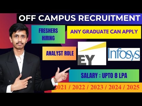 Infosys Recruitment 2026 for Freshers | EY Hiring 2026 for Analyst Role | Fresher Hiring | Job