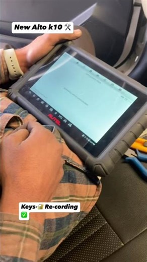 New Alto K10 starting Problem Intrio cluster meter security light blinking and Engine not starting ?