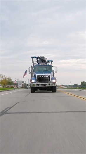 When precision matters, choose #MackTrucks—the gold standard in concrete pumping ⭐🤩 | Mack Trucks