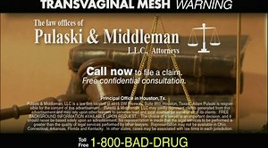 Pulaski & Middleman TV Spot, 'Transvaginal Mesh'