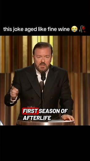 Ricky Gervais Monologue 2020 Golden Globes 💀 #rickygervais #goldenglobes #epstein #monologue #fyp
