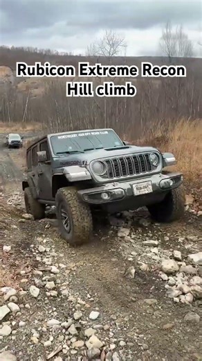 Rubicon Extreme Recon 1st hill climb. #asphaltanddirt #jeep #offroad #trailtherapy #podcast