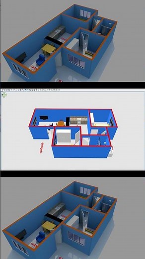 El mejor plano de casa de 2 habitaciones para empezar a construir