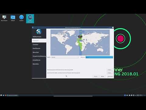 Netrunner OS Linux Richtig Installieren Rolling 2018.01