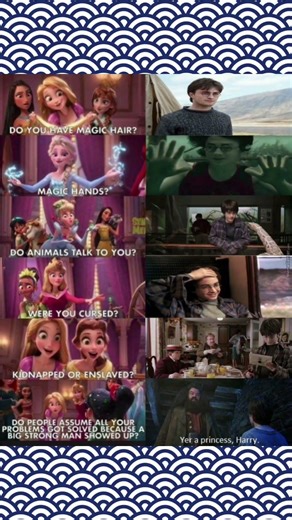 “When Disney Princess Logic Meets Harry Potter Reality 😂” #harrypotter #memes #shorts #funny