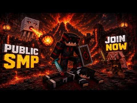 🔴Minecraft Public SMP LIVE | Join Now | Survival With Subscribers #minecraftlive #minecraft