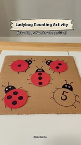 137K views · 963 reactions | Ladybug Counting Game!  Try it now! Perfect for 2 Years Old and Up! 朗 #diyactivitiesforkids #montessoriactivities #LearningThroughPlay #toddleractivities #preschoolactivities #kindergartenactivities | Life with Zion | Facebook